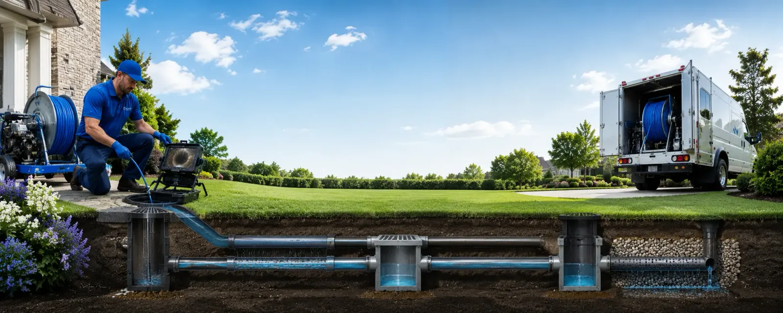 Outdoor drain cleaning information for Glenwood, IL